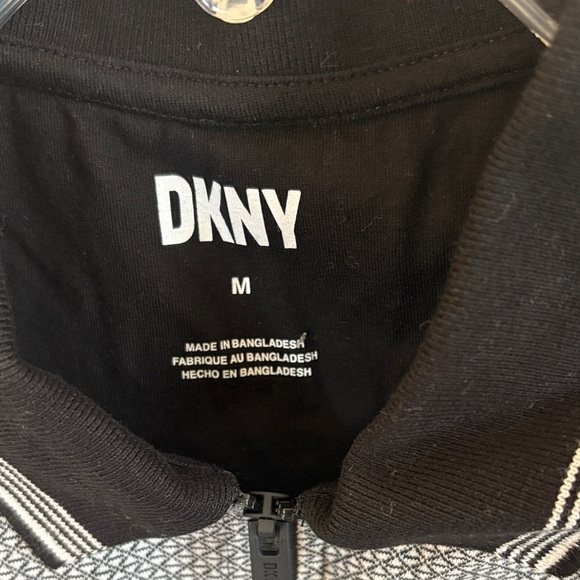 DKNY Men's Polo Shirt in Black and Gray - Picture 2 of 7